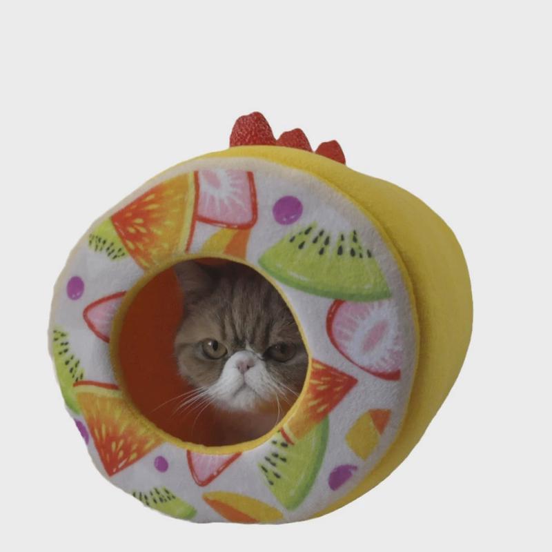 垫子狗狗蛋卷造型3d凉感春夏季清凉猫窝狗窝小型犬宠物透气围挡窝