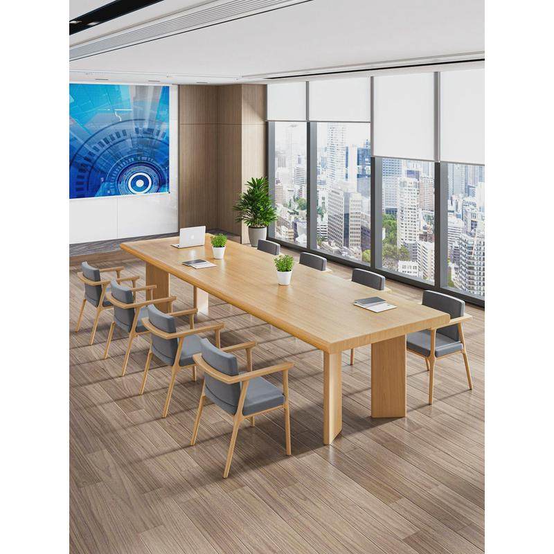 北欧简约实木培训办公室原木桌个性创意大板大班台会议桌椅组合面,商业/办公家具,会议桌,淘宝优惠券,粉丝福利购,淘宝优惠卷