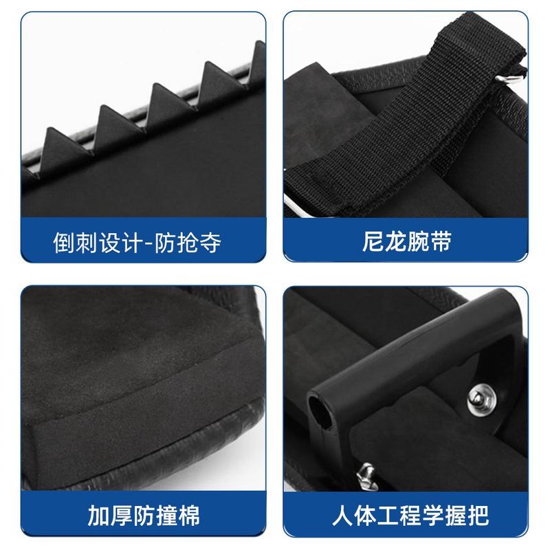 坚盾多功能铝合金臂盾防护盾牌金属攻击盾牌小型护手臂防砍防暴盾