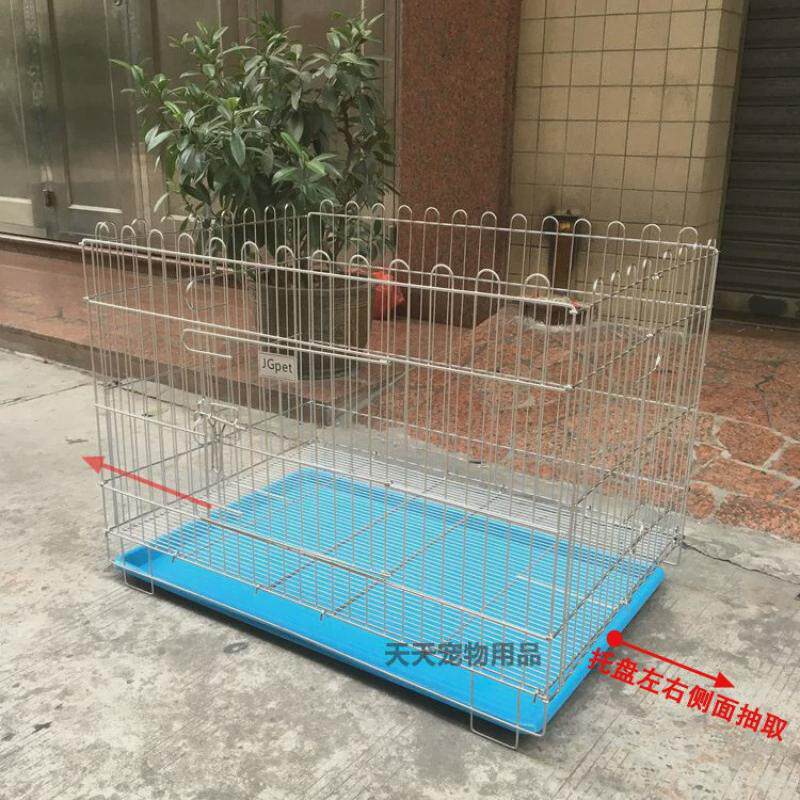 宠物狗狗围栏乐佳围栏狗狗跑笼镀铬折叠式四片装猫狗展示笼