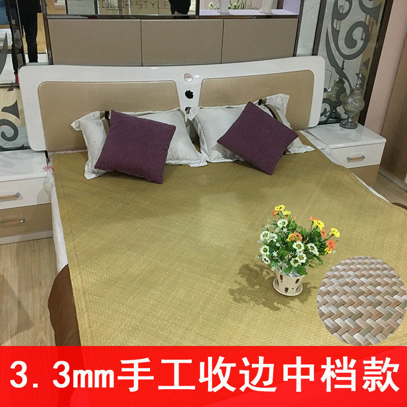 7yx批发水竹凉席/水竹席子1.8米/手工编织竹席/头细青篾席