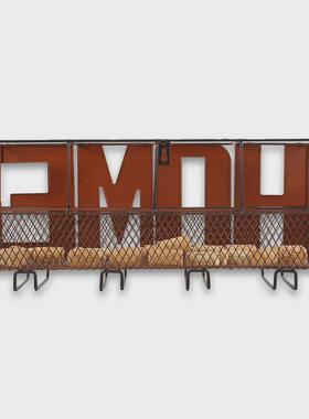 工艺品塞铁艺墙上装饰葡萄酒瓶酒创意置物架工艺品家居装饰品