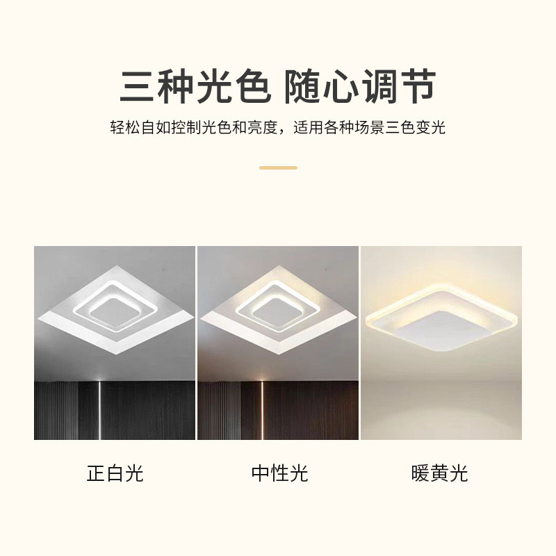 简约现代过道灯走廊灯创意入户走廊阳台玄关衣帽间明装吸顶灯