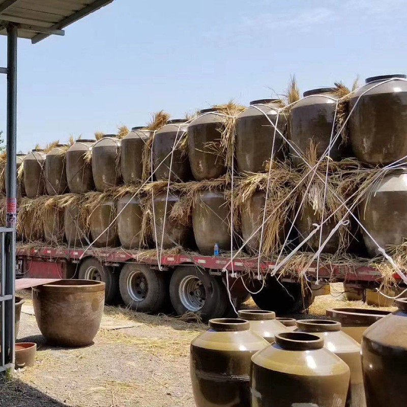 酒缸四川大酒坛1000斤2000加厚直供陶瓷酒坛子瓷瓶