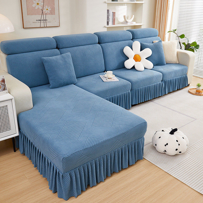 沙发套全包万能套四季通用型裙边2024新款简约现代坐垫防尘保护罩,居家布艺,沙发垫,淘宝优惠券,粉丝福利购,淘宝优惠卷