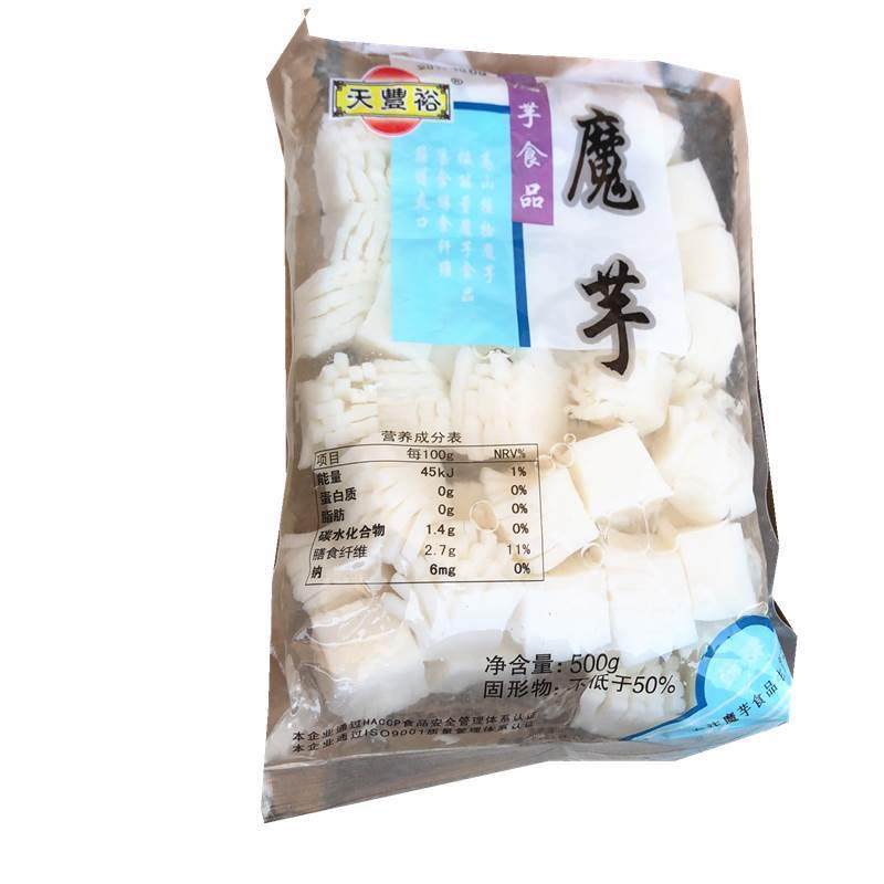 天丰裕 魔芋块菊花贝500g*2袋 雪贝关东煮麻辣烫火锅素食