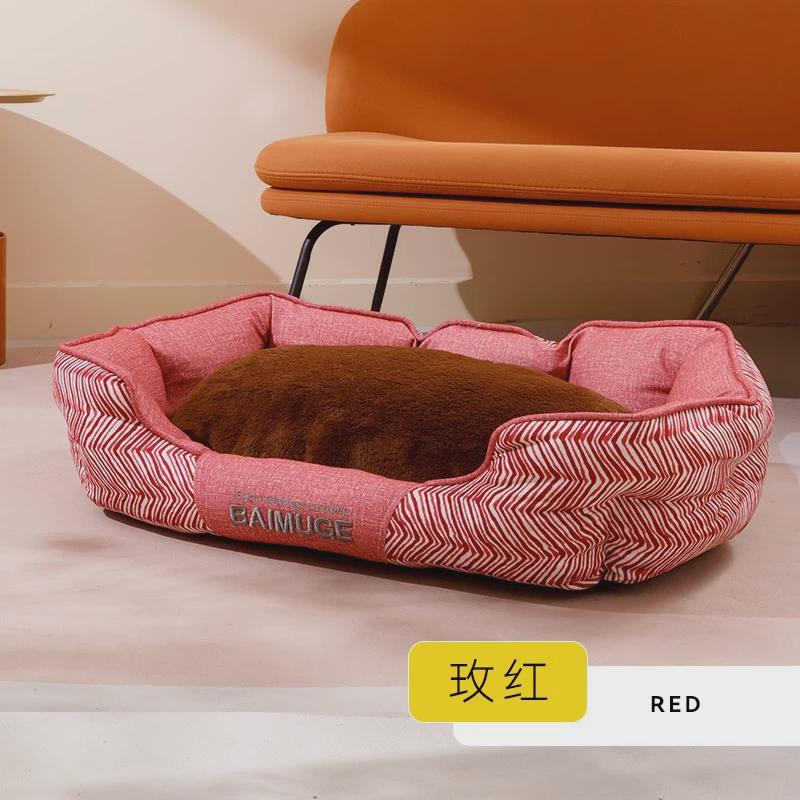 冬季宠物保暖新款睡垫狗窝猫咪金毛中大型犬四季通用舒适可拆洗