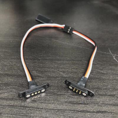 RC模型遥控车灯组磁吸线延长线磁吸线定制磁吸供电模型联动灯组