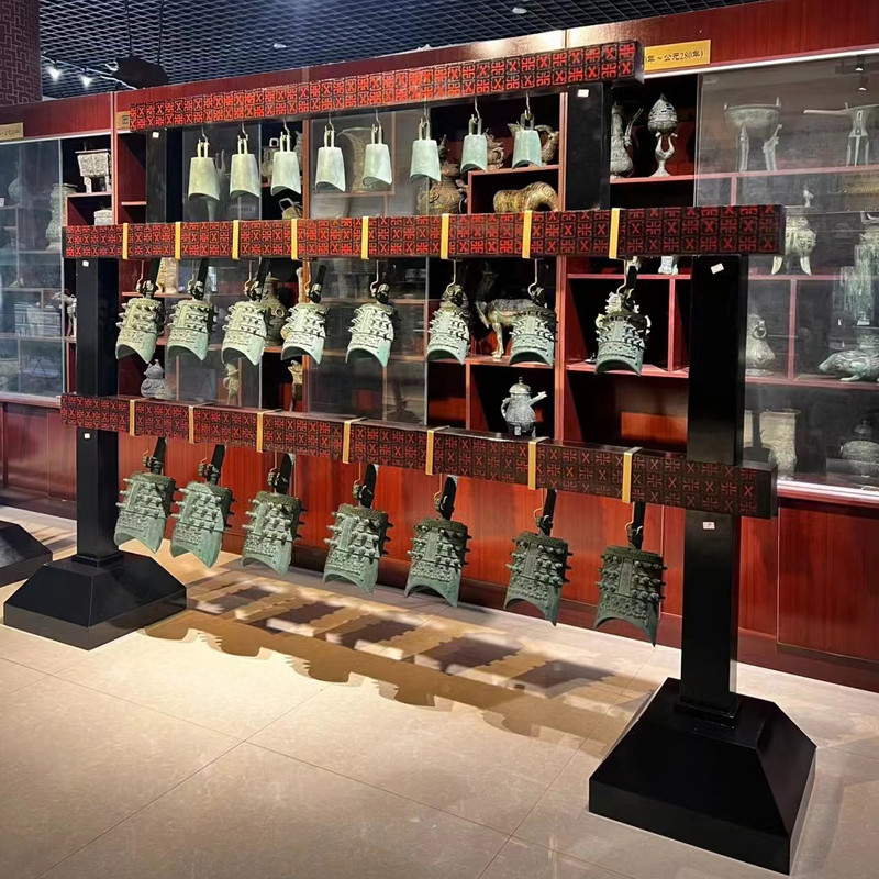 3.2米曾侯乙编钟摆件可演奏定音战国编钟乐器一套婚礼影视道具