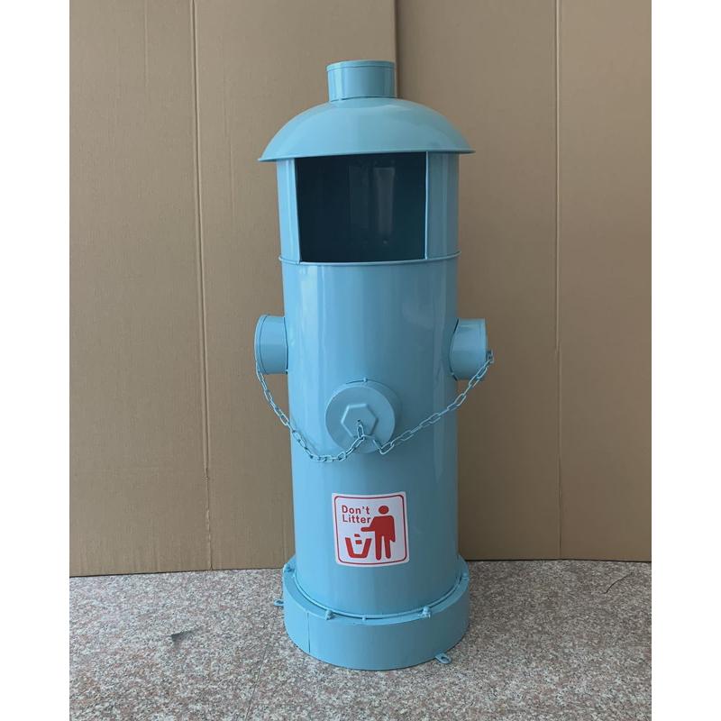 复古工业风消防栓垃圾桶大号创意酒吧个性装饰户外公园筒收纳商用