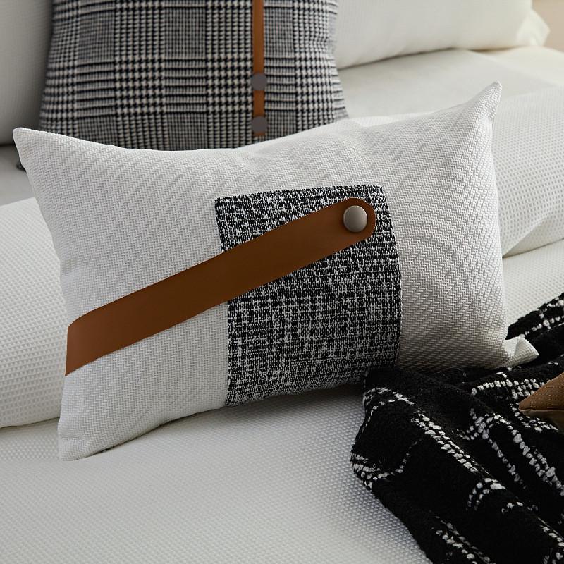 现代家具展厅软装样板间床品床上用品套件展示售楼部简约多件套