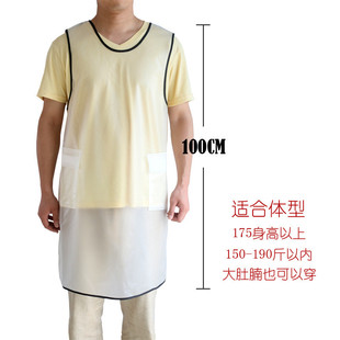 韩版简约款TPU防水不粘毛发透明围裙男女宠物店工作服罩衣耐高温
