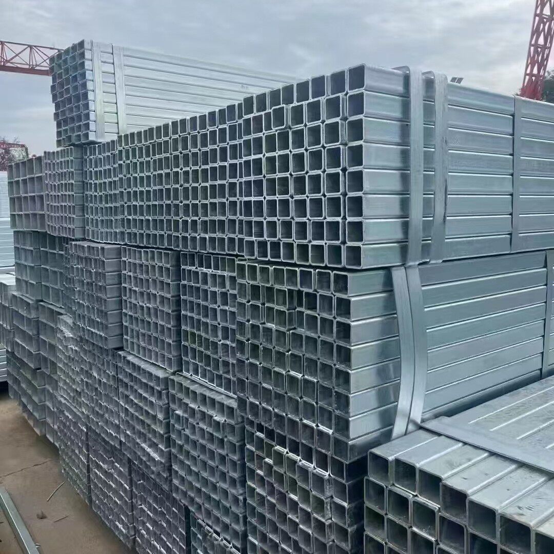 镀锌方管矩形管方形管铁无缝方通方管加工批发建筑工程q235bq355b