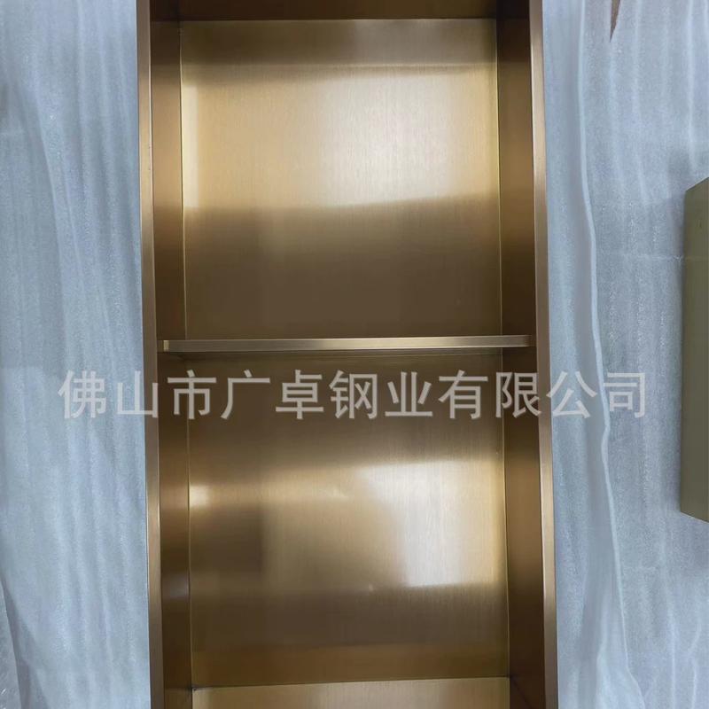 定制不锈钢电视柜酒柜背景装饰墙轻奢客厅壁龛铝板实心金属嵌入式