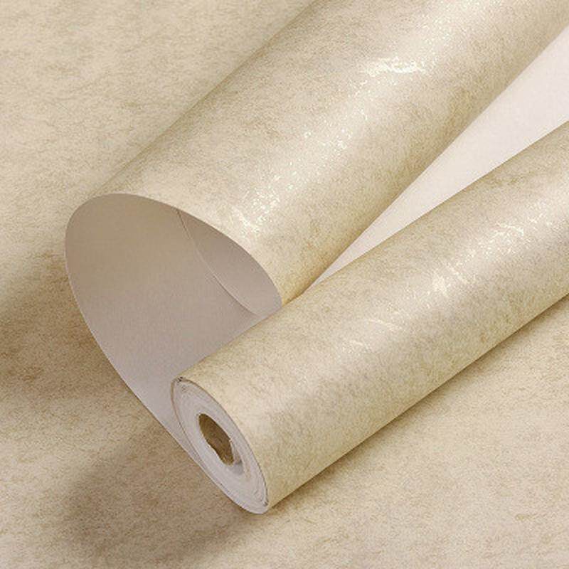 美式复古客厅电视背景旧纯色素色无纺布墙纸卧室做酒店客房壁纸