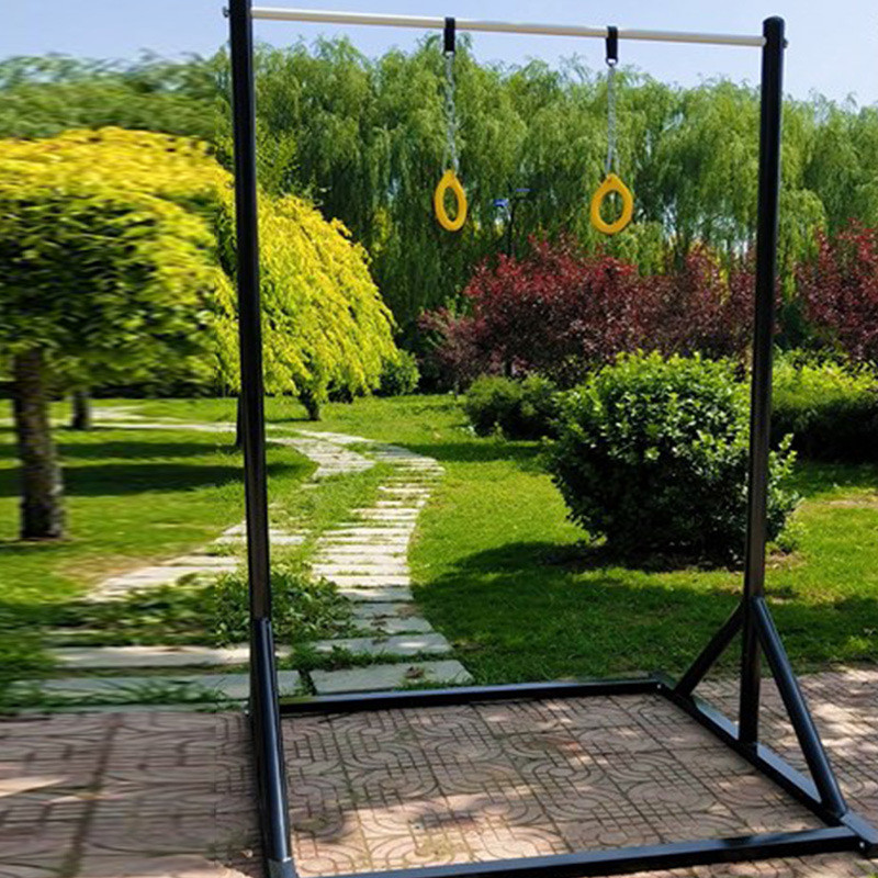 室内外训练可移动单杆可调节带吊环秋千扭腰单杠厂家健身现货单杠