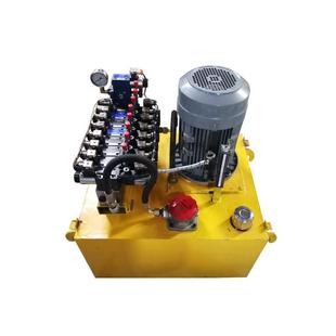 液压站升降机动力液压泵高压叶片大功率成套液压系统泵站手动液压