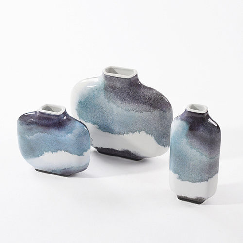 热销云海客厅电视柜陶瓷花瓶新中式欧式创意手工玄关样板间博古架