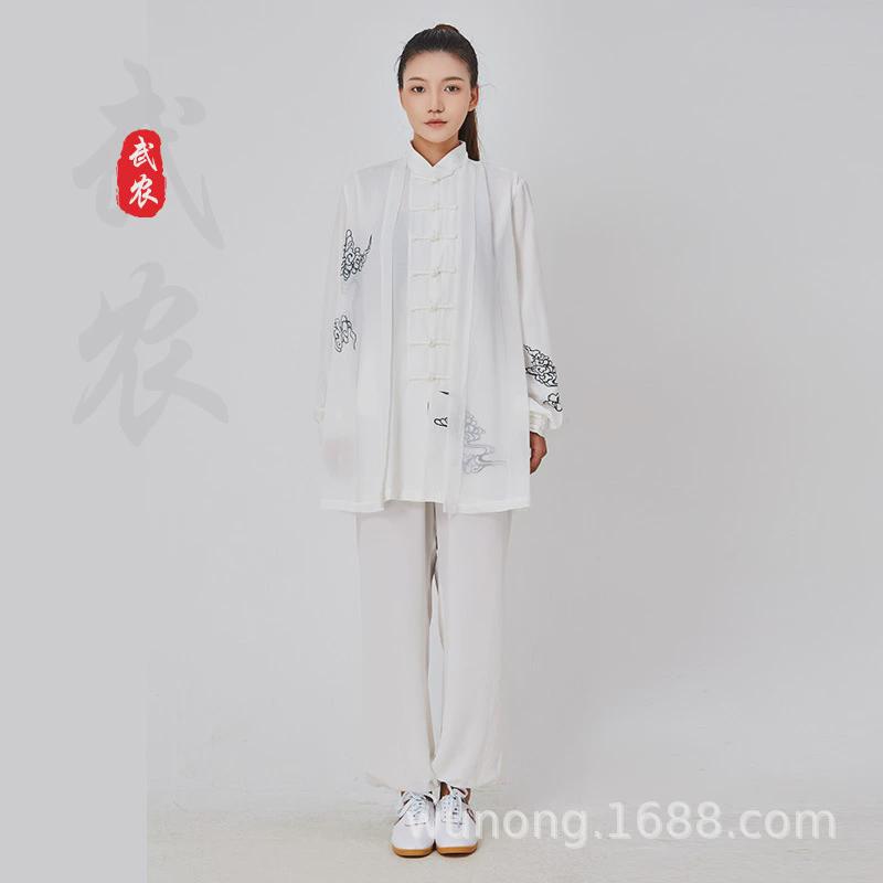 武农太极服女2023新款飘逸三件套高端比赛表演服装男春秋中国风