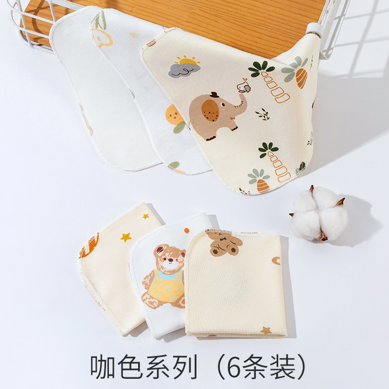 手绢喂奶口水巾纯棉手帕婴儿宝宝用品新生儿超柔软洗脸毛巾小新款