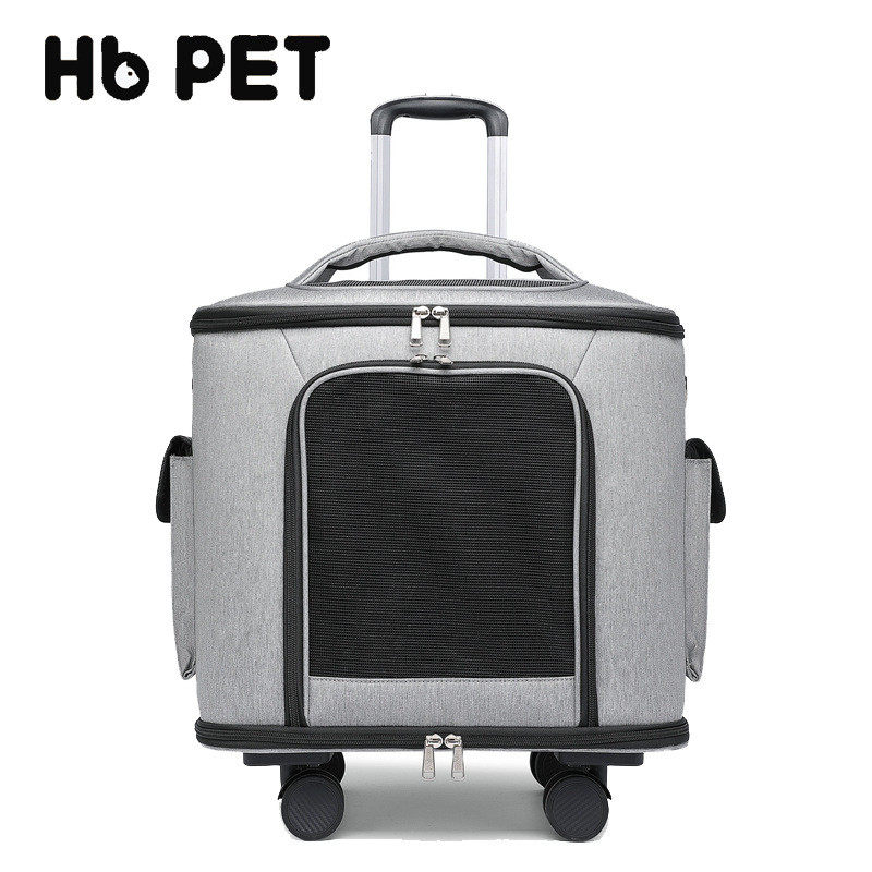 汉邦猫包外出便携宠物拉杆箱户外可大容量可折叠宠物拉杆包,宠物/宠物食品及用品,背包/箱包,淘宝优惠券,粉丝福利购,淘宝优惠卷