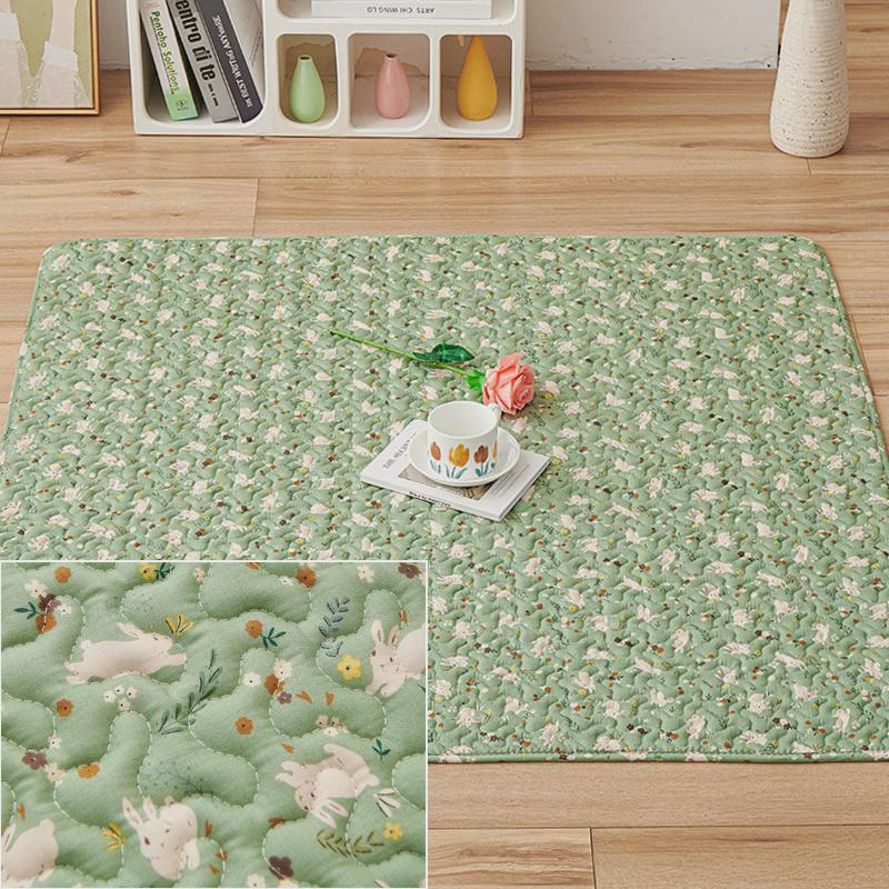 棉家用布艺毯客厅宝宝爬行垫卧室榻榻米床边儿童棉地垫可机洗