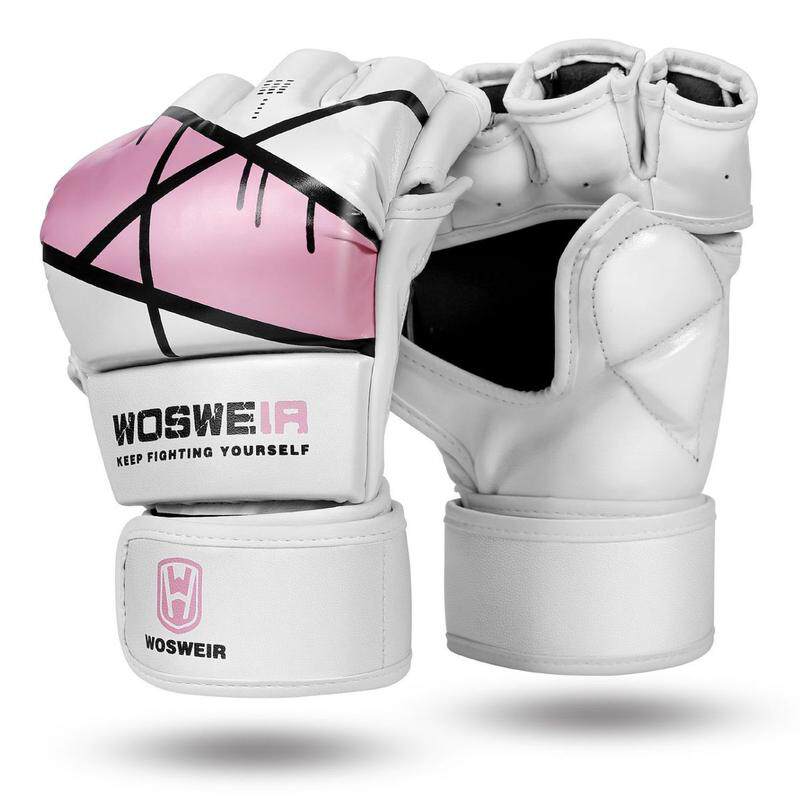 半指搏击手套训练拳击男女加厚成人泰拳分指拳套散打专用专业格斗