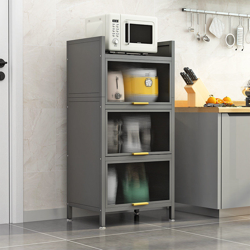 防尘柜厨房置物架多层碗柜边多用收纳柜餐落地微波炉防尘储物橱柜,厨房/烹饪用具,厨房置物架/置物柜/角架,淘宝优惠券,粉丝福利购,淘宝优惠卷