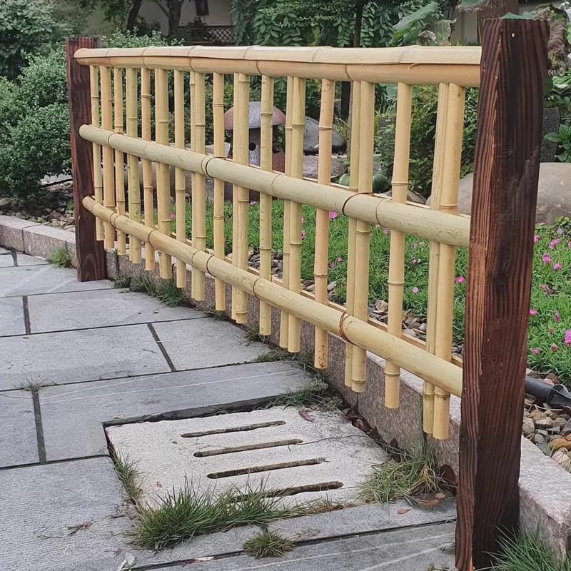 花园围栏栅栏防腐木户外庭院院子小院花圃院墙花坛花坛遮挡竹篱笆