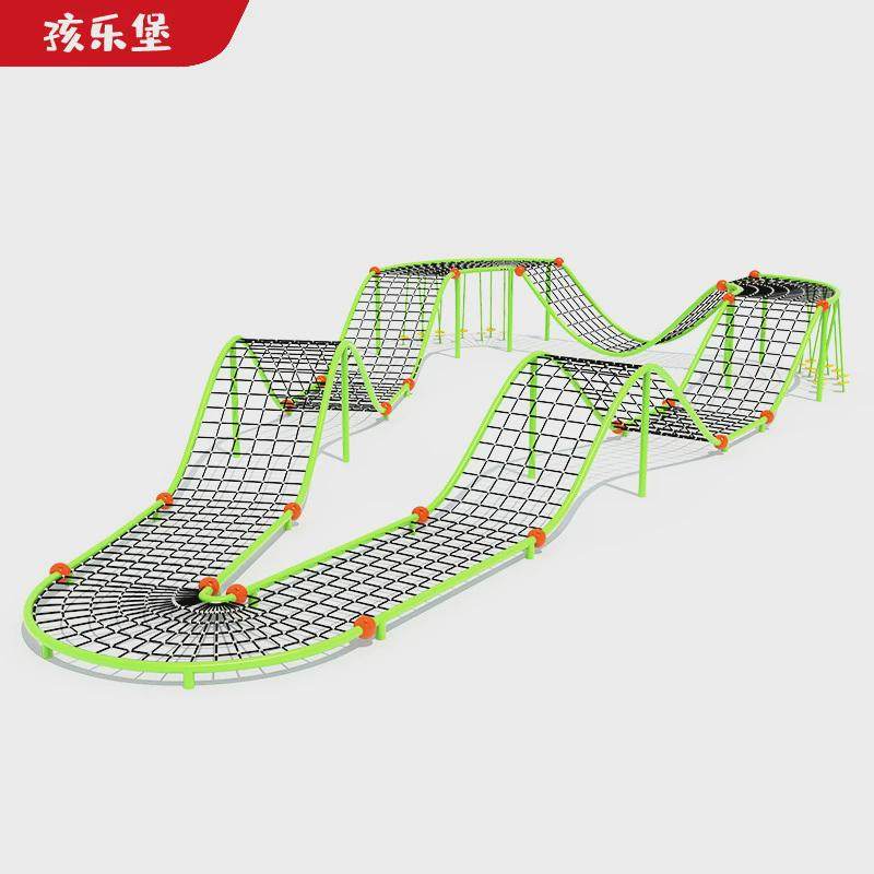 户外爬网体能训练攀爬网绳网游乐设施公园小区大型非标网绳拓展
