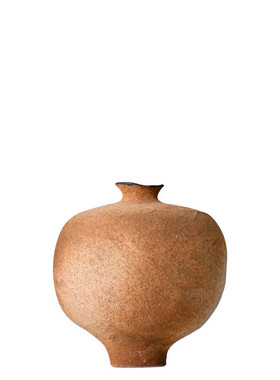 复古侘寂风经典陶艺花瓶高档会所民宿玄关背景插花水培手工创意