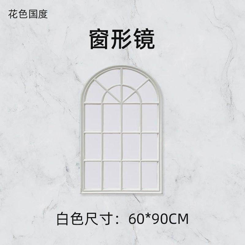美式复古创意门口餐厅玄关入户墙面装饰挂件门上过道镜子窗户挂饰