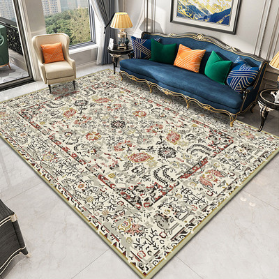 法莱绒茶几垫地毯耐脏地毯大面积客厅地毯卧室防滑垫批发天津地毯