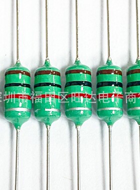 05101MH色环电感102K棕黑红银1W10%直插绕线电感器可供样