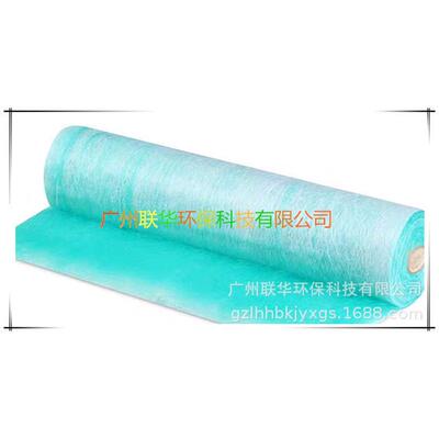 广州联华玻璃纤维过滤棉地棉阻漆网绿白玻纤棉喷漆房过滤棉可定制