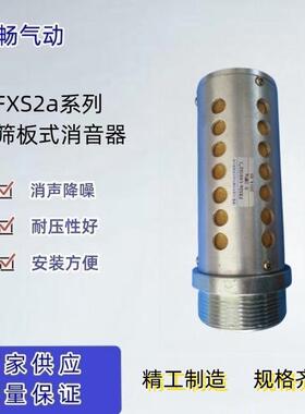 FXS2a-L60-L50-F80筛板式消音器金属消声器降噪排气压滤机冲床