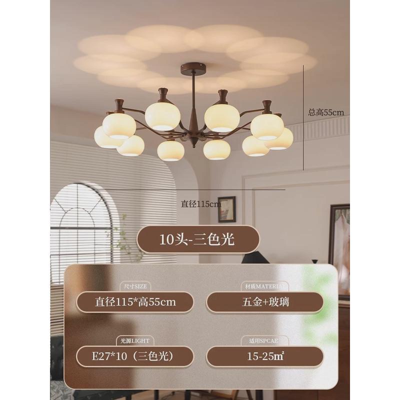 中灯客厅吊灯美式大厅主灯法式书房古风餐厅灯南洋风房间卧室灯具