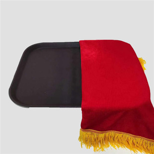 颁奖托盘和红布一套开业剪彩礼仪红布托盘用品盖布红色丝绒托直销