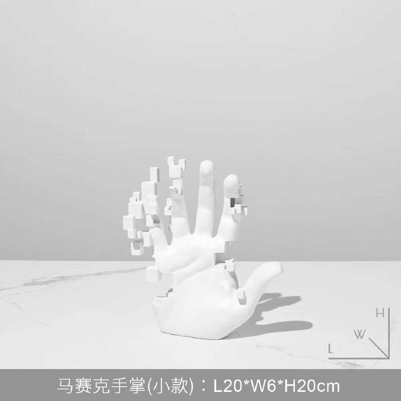 ins北欧风仿石膏人物雕塑雕像客厅柜玄关桌办公室书房装饰品摆件
