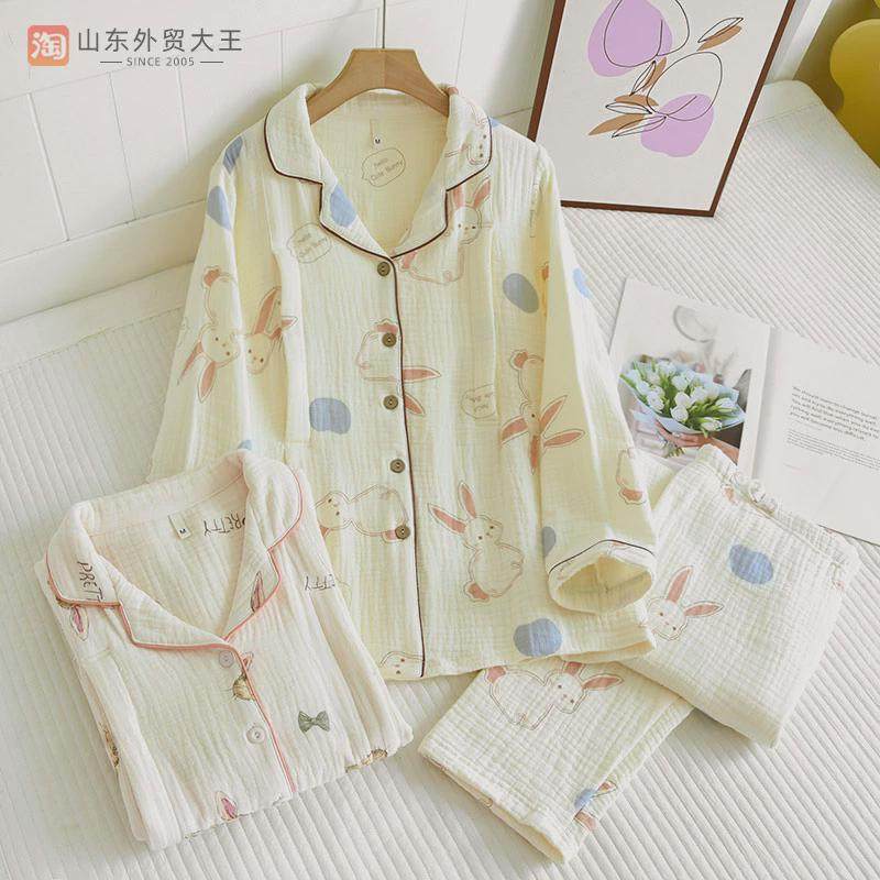 纯棉纱布月子服孕妇睡衣哺乳衣住院薄款春秋夏季产后喂奶孕期大码,孕妇装/孕产妇用品/营养,家居服套装,淘宝优惠券,粉丝福利购,淘宝优惠卷