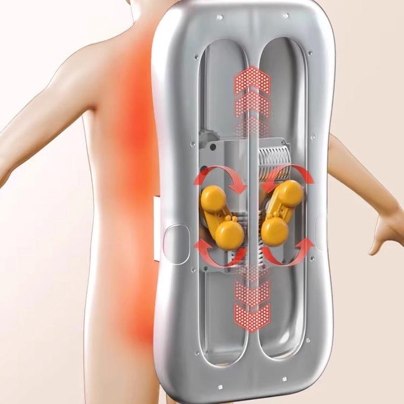 热销源头工厂家用智能气囊按摩床垫全身颈肩揉捏电动靠垫恒温热敷