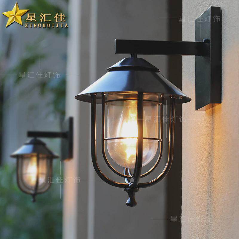 花园壁灯美式复古户外防水大门口围墙柱子外墙室外庭院别墅阳台灯