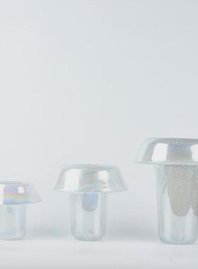 彩炫低价琉璃玻璃花瓶样板间花器餐厅装饰品客厅餐桌花器