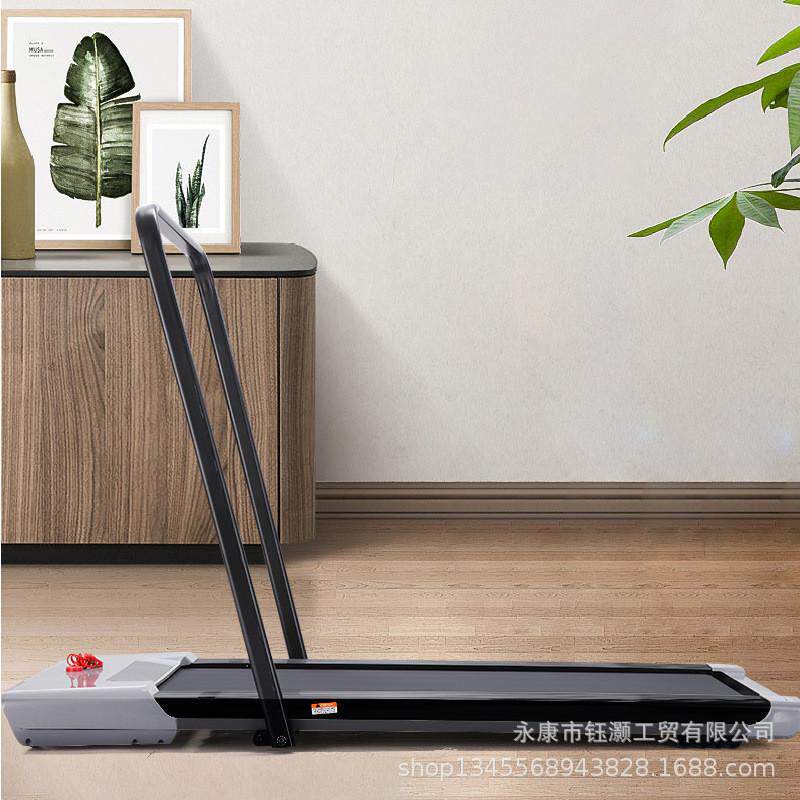2020新款板带平电动扶手可折叠跑步机家用健身器材超静音免安装