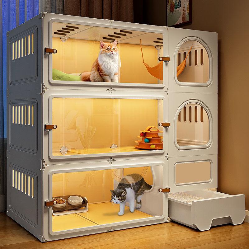 现货猫别墅带厕所抽屉式一体室内超大自由空间一室一厅家用空调屋