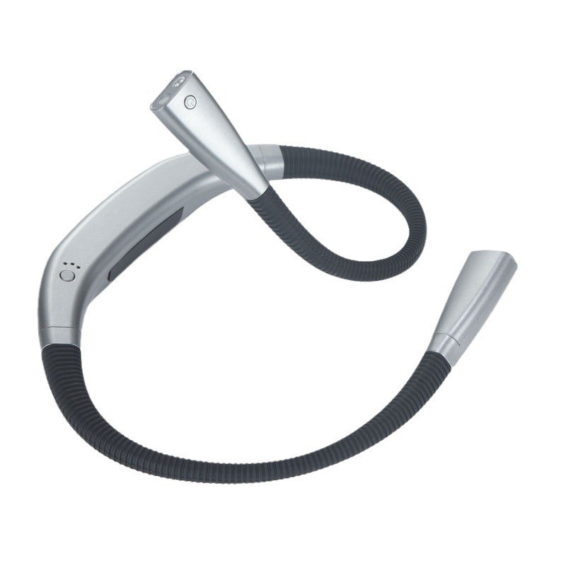 新款工厂现货led挂脖灯万向软管护眼阅读灯户外夜跑便携颈灯