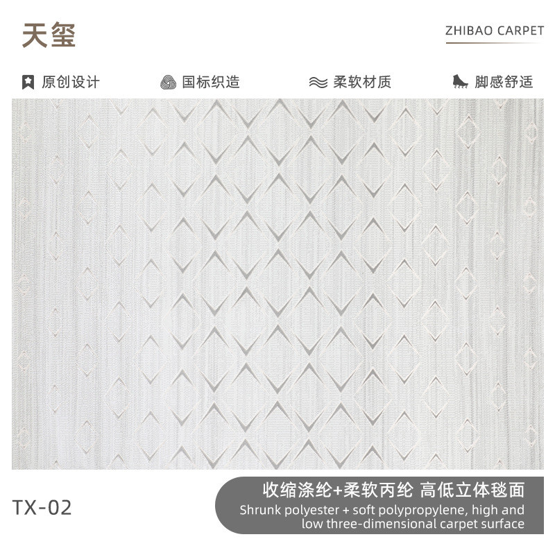 意沙发轻奢客厅地毯式茶几毯简约现代极简高级卧室耐脏家用易打理