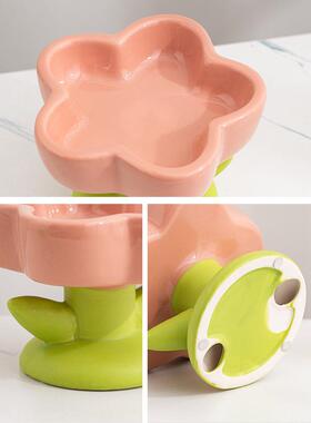 jw门口托盘玄关钥匙收纳摆件客厅装饰品桌面郁金香置物入户首饰盒