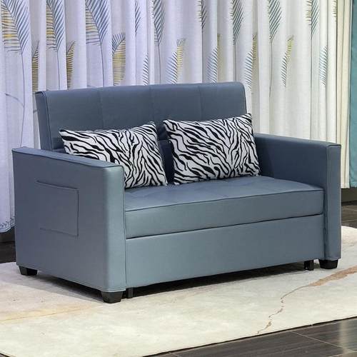 佛山家具可睡觉沙发床1.4铁架客厅坐卧两用多功能沙发床折叠1米2