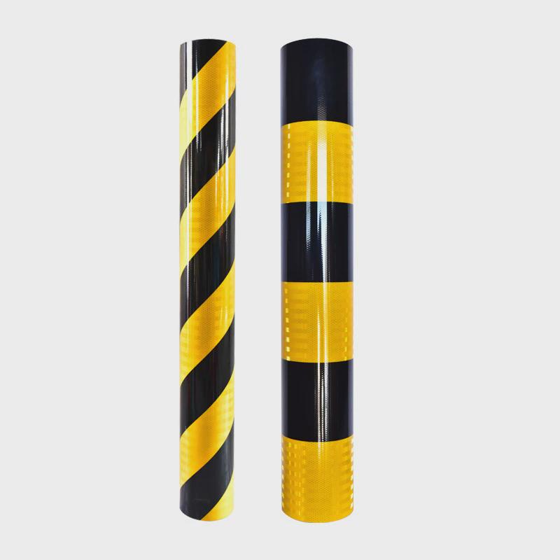 黑富莱二类斜纹直纹晶格六边形黄盛斜纹反光警示胶带